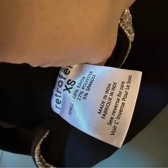 Nwt Retrofete Regina Dress Crystal-Embellished Mini Black size Xs - Picture 10 of 13